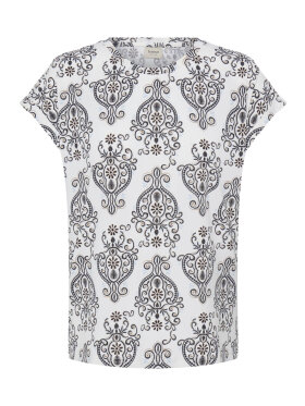 Fransa t-shirt - print/camel - Dame - Bluser - FRANSA