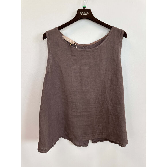 Marta Top - Mocca - Toppe til dame - Sommertoppe mm. - MARTA