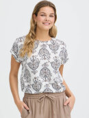 Fransa t-shirt - print/camel - Dame - Bluser - FRANSA