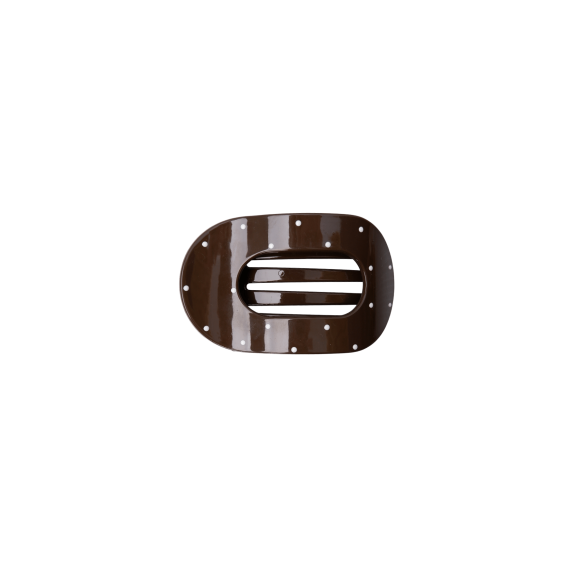 Black Colour Hårspænde - espresso/prikker - Hår Accessories - Black Colour