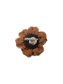 Black Colour Broche/hårspænde - brun/prikket - Hår Accessories - Black Colour Black Colour Broche/hårspænde - brun/prikket - Hår Accessories - Black Colour