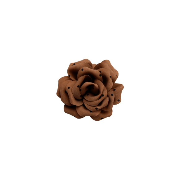 Black Colour Broche/hårspænde - brun/prikket - Hår Accessories - Black Colour Black Colour Broche/hårspænde - brun/prikket - Hår Accessories - Black Colour