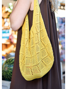 Black Colour Shopper - gul - Tasker & Punge - Black Colour