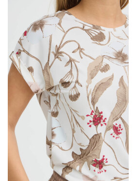 Fransa t-shirt - print/pink - Dame - Bluser - FRANSA