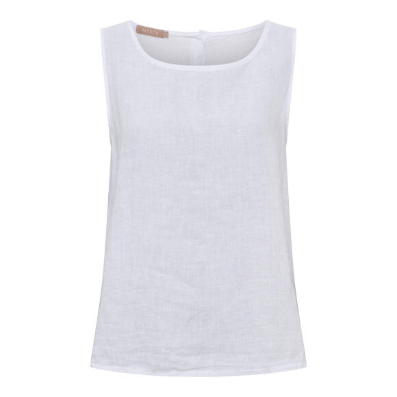 Marta Top - Hvid - Toppe til dame - Sommertoppe mm. - MARTA