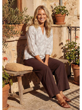 Prepair bluse - brun/off - Dame - Bluser - PREPAIR Prepair bluse - brun/off - Dame - Bluser - PREPAIR