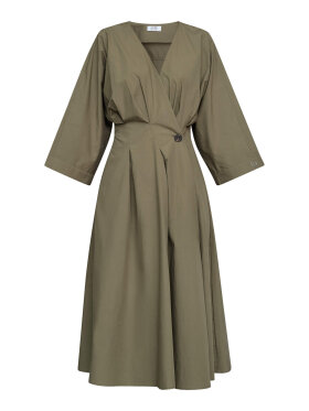 Love & Divine kjole - Khaki - Mellemlange kjoler - love & divine
