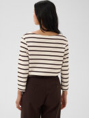 Part Two Bluse - off/brun stribet - Dame - Bluser - Part Two