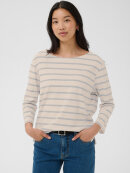Part Two Bluse - off/grå stribet - Dame - Bluser - Part Two Part Two Bluse - off/grå stribet - Dame - Bluser - Part Two
