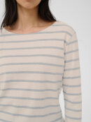 Part Two Bluse - off/grå stribet - Dame - Bluser - Part Two Part Two Bluse - off/grå stribet - Dame - Bluser - Part Two