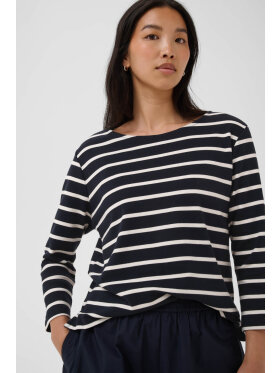 Part Two Bluse - navy/off stribet - Dame - Bluser - Part Two Part Two Bluse - navy/off stribet - Dame - Bluser - Part Two