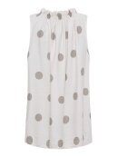 Marta Top - beige/dot - Toppe til dame - Sommertoppe mm. - MARTA