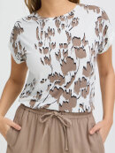 Fransa bluse - sort/camel - Dame - Bluser - FRANSA