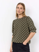 Soyaconcept Bluse - army/dot - Dame - Bluser - Soyaconcept 