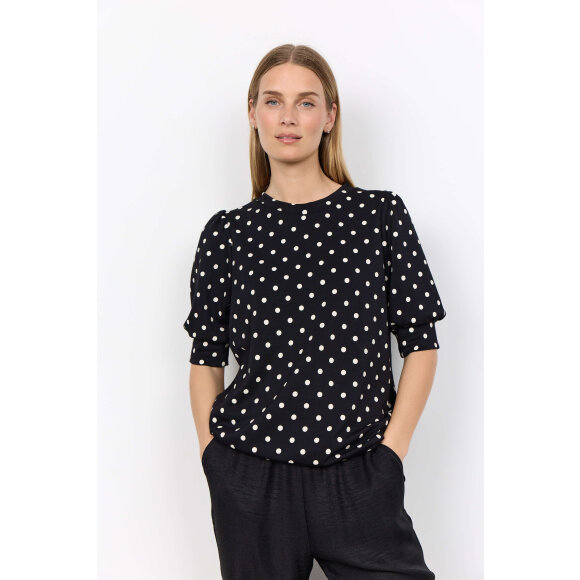 Soyaconcept Bluse - sort/dot - Dame - Bluser - Soyaconcept 