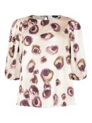 Molly Jo Bluse - blomme/brun - Dame - Bluser - Molly-Jo Molly Jo Bluse - blomme/brun - Dame - Bluser - Molly-Jo