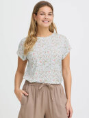 Fransa bluse - grøn/blå blomster - Dame - Bluser - FRANSA