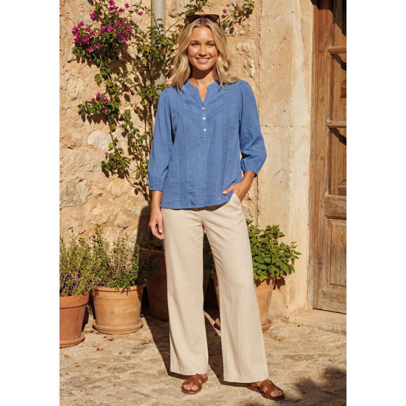Prepair Bluse - blue - Dame - Bluser - PREPAIR Prepair Bluse - blue - Dame - Bluser - PREPAIR