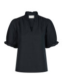 Neo Noir Bluse - Navy - Dame - Bluser - Neo Noir