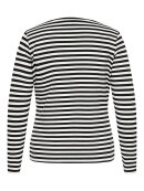 Only Carmakoma Bluse - sort/hvid stribet - Overdele til Plus size - ONLY CarmaKoma