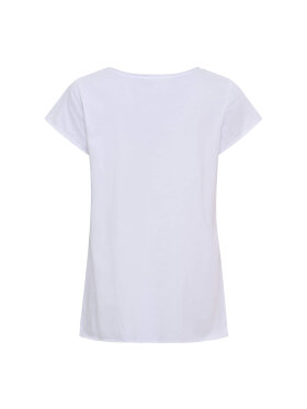 Marta t-shirt - hvid - flower bus - Dame - T-shirts - MARTA