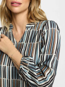 2-biz bluse - blå/stribet - Dame - Bluser - IN FRONT 2-biz bluse - blå/stribet - Dame - Bluser - IN FRONT