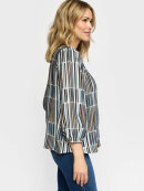 2-biz bluse - blå/stribet - Dame - Bluser - IN FRONT 2-biz bluse - blå/stribet - Dame - Bluser - IN FRONT