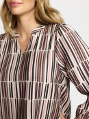 2-biz bluse - rosa/stribet - Dame - Bluser - IN FRONT 2-biz bluse - rosa/stribet - Dame - Bluser - IN FRONT