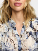 2-biz bluse - blå mix - Dame - Bluser - IN FRONT 2-biz bluse - blå mix - Dame - Bluser - IN FRONT