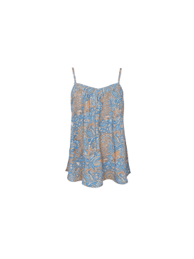Black Colour Top - Aqua/Paisley - Toppe til dame - Sommertoppe mm. - Black Colour Black Colour Top - Aqua/Paisley - Toppe til dame - Sommertoppe mm. - Black Colour