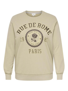 Only Carmakoma sweatshirt - Overdele til Plus size - ONLY CarmaKoma