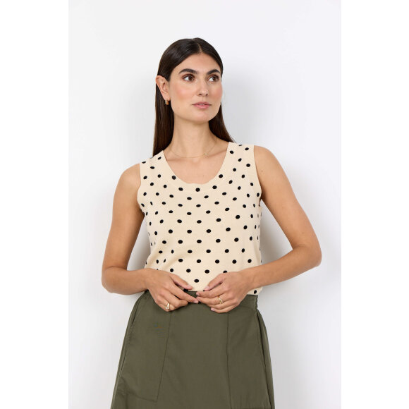 Soyaconcept Vest - sand/dot - Dame - Veste - Soyaconcept 