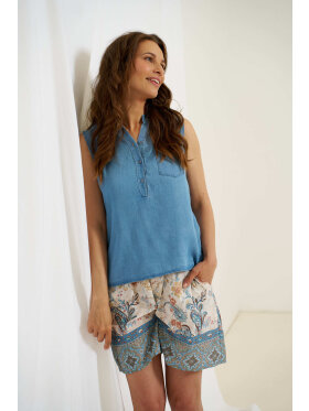 Marta top - denim - Toppe til dame - Sommertoppe mm. - MARTA