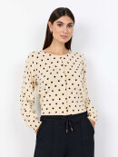Soyaconcept Cardigan - sand/dot - Lækre striktrøjer til kvinder - Soyaconcept 