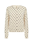 Soyaconcept Cardigan - sand/dot - Lækre striktrøjer til kvinder - Soyaconcept 