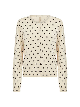 Soyaconcept Cardigan - sand/dot - Lækre striktrøjer til kvinder - Soyaconcept 