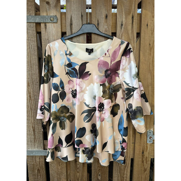 Molly Jo Bluse - Blomster - Dame - Bluser - Molly-Jo Molly Jo Bluse - Blomster - Dame - Bluser - Molly-Jo