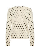 Soyaconcept Cardigan - sand/dot - Lækre striktrøjer til kvinder - Soyaconcept 