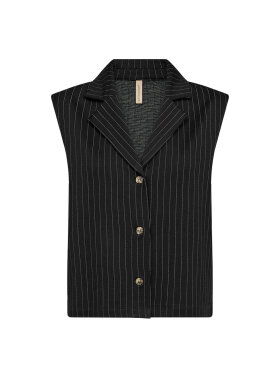 Soyaconcept vest - Sort/Nålestribet - Dame - Veste - Soyaconcept 