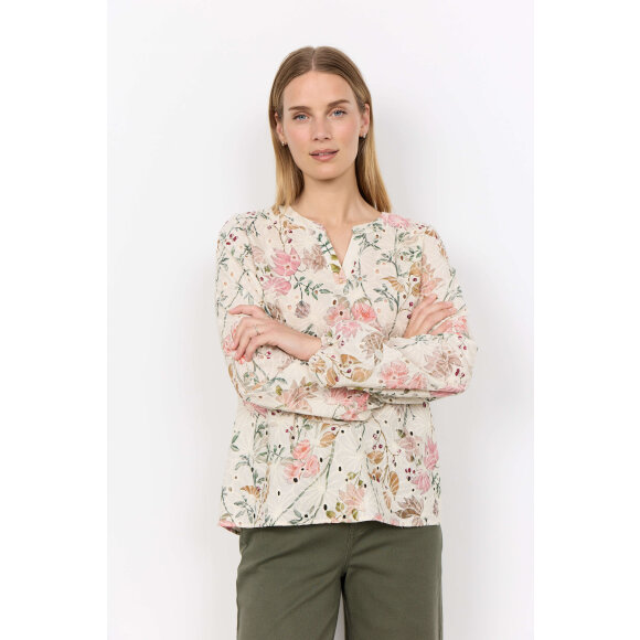 Soyaconcept Bluse - blomstret - Dame - Bluser - Soyaconcept 