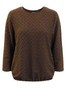 Brandtex Bluse - brun - Dame - Bluser - Brandtex