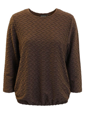Brandtex Bluse - brun - Dame - Bluser - Brandtex Brandtex Bluse - brun - Dame - Bluser - Brandtex