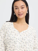 Fransa Bluse - blå mix/blomster - Dame - Bluser - FRANSA