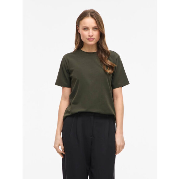 Vila T-Shirt - grøn - Dame - T-shirts - VILA
