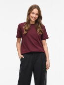 Vila T-Shirt - Bordeaux - Dame - T-shirts - VILA