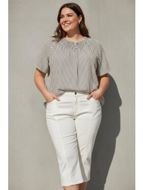 Cassiopeia bukser - off White - Plus size bukser til kvinder - CASSIOPEIA Cassiopeia bukser - off White - Plus size bukser til kvinder - CASSIOPEIA