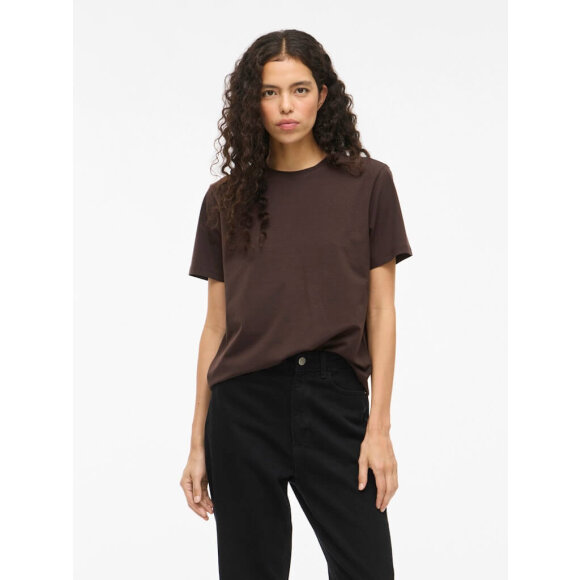 Vila T-Shirt - brun - Dame - T-shirts - VILA