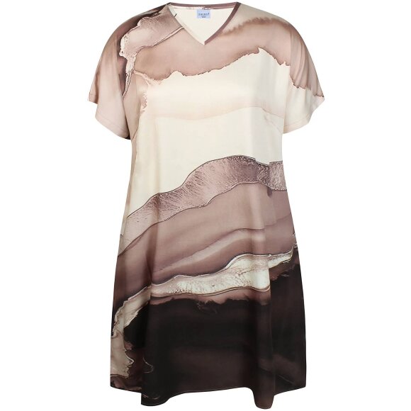 Zhenzi Kjole - sand - Kjoler til plus size kvinder - Zhenzi Zhenzi Kjole - sand - Kjoler til plus size kvinder - Zhenzi