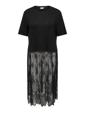 Only Carmakoma Kjole - blonde/sort - Kjoler til plus size kvinder - ONLY CarmaKoma