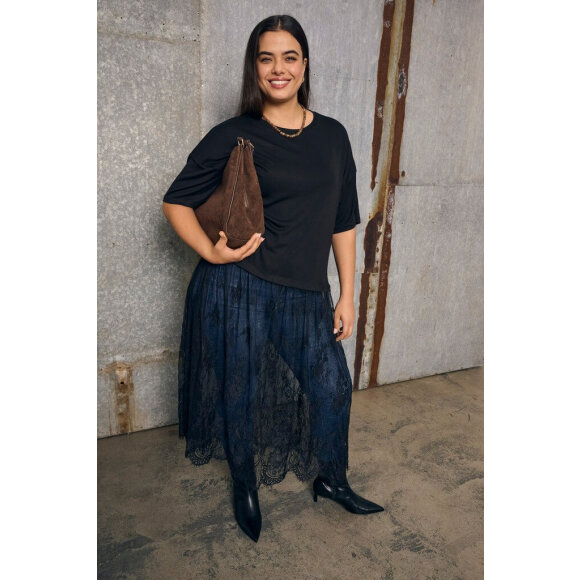 Only Carmakoma Kjole - blonde/sort - Kjoler til plus size kvinder - ONLY CarmaKoma